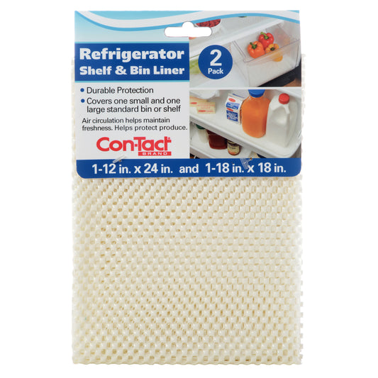 Con-Tact White Non-Adhesive Shelf Liner