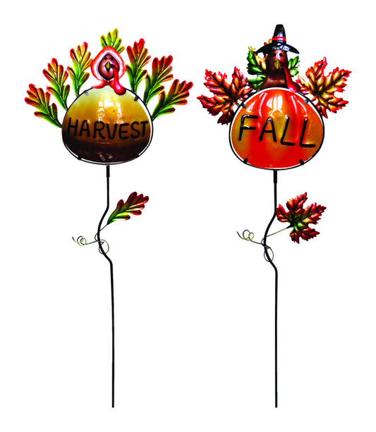 Alpine Turkey Stakes Fall Decoration 36 in. H x 7 in. W 1 pk (Pack of 8)