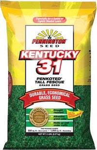 Pennington Seed Kentucky 31 Tall Fescue Grass Seed Penkoted 1000 Sq. Ft. 5 Lb.