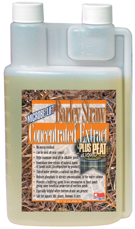 Microbe Lift Bsep32 32 Oz Barley Straw Concentrate Plus Peat Extract Concentrate