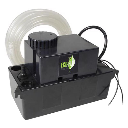 Eco-Flo 1/40 HP 100 gph Thermoplastic Float Switch AC Condensate Removal Pump