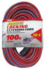 Prime Jobsite Outdoor 100 ft. L Blue/Red Extension Cord 12/3 SJTW