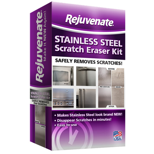 Rejuvenate No Scent Stainless Steel Scratch Eraser Kit Liquid (Pack of 12)