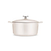 5.5 Qt Enameled Cast-Iron Series 1000 Covered Round Dutch Oven - Matte White