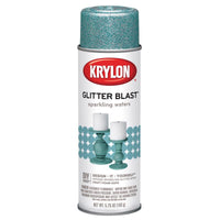 Krylon Glitter Blast Sparkling Waters Spray Paint 5.75 oz (Pack of 6)