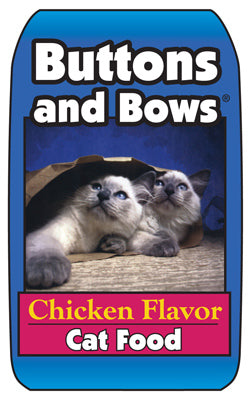 Buttons & Bows Chicken Flavor Cat Food, 40-Lbs.