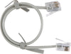 GE 8 ft. L Gray Phone Line Cord