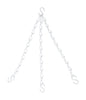 National Hardware White Steel 18 in. H Three Point Chains (Pack of 5)