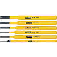 Stanley Steel Punch Set 6 pc