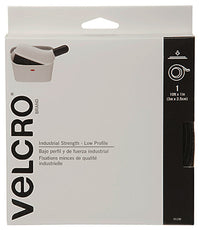 Industrial Strength Fastening Tape, Low Profile, White, 10-Ft. x 1-In.