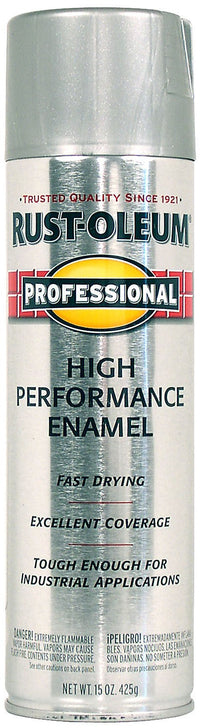 Rustoleum Professional 7519-838 14 Oz Stainless Steel High Performance Enamel Spray Paint (Pack of 6)