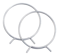 Deflect-O 4 in. D Silver Aluminum Adjustable Vent Clamp