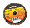 Forney  Industries Quick Change  3 in. Dia. Zirconia Aluminum Oxide  Flap Disc  36 Grit 1 pk