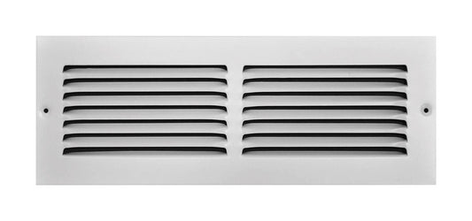 Ta Industries Air Return Grille 14 " X 4 " Powder Coated, White Shrink Wrapped