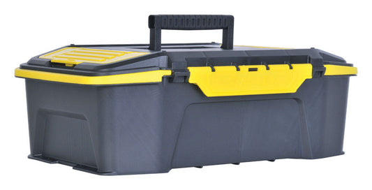 Stanley Click 'N Connect 19 in. Tool Box Black