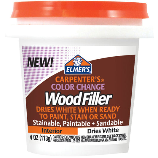 Elmer's Carpenter's White Wood Filler 4 oz