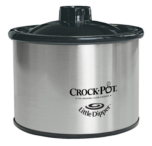 Crockpot Stainless Steel Little Dipper Chrome Pot 16 oz.
