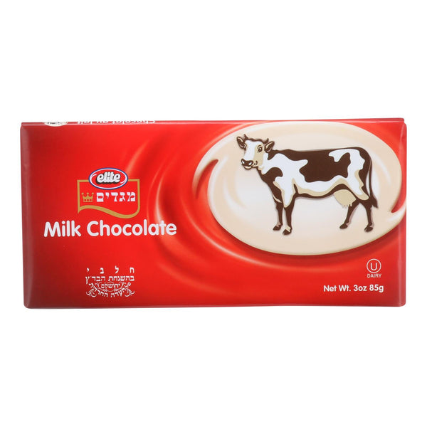 Esta barra de chocolate con leche Elite - Caja de 12 - 3,5 oz (paquete de 12)