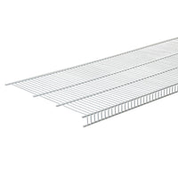 Close Mesh Wire Shelf, White, 6-Ft. x 16-In.