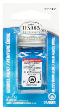 Testors Gloss Dark Blue Hobby Paint 0.25 oz. (Pack of 6)