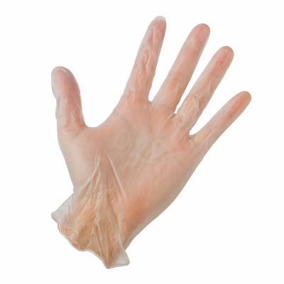 Firm Grip Vinyl Disposable Gloves One Size Fits All Clear 1 pk