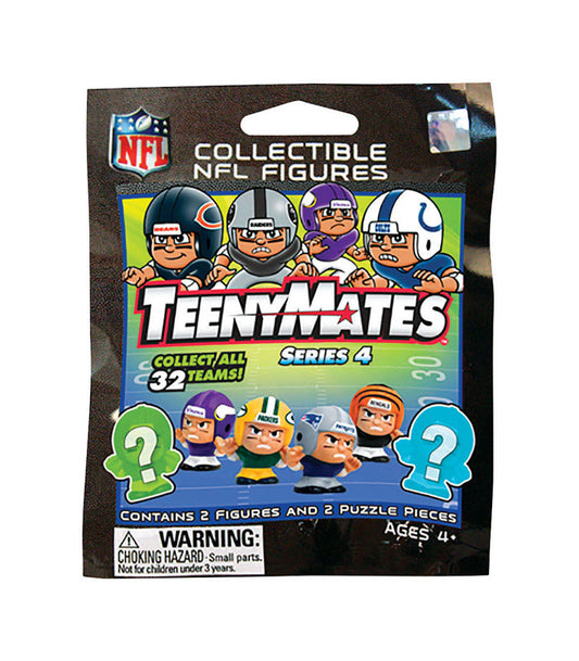 TeenyMates NFL Collectible Figures Poly Resin 4 pc. (Pack of 32)