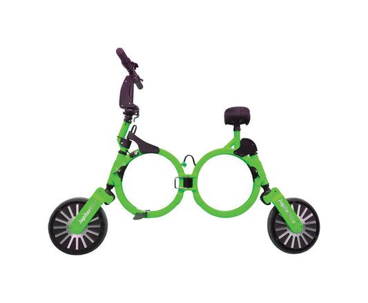 Jupiter Bike  Unisex  10 in. Dia. Electric Folding Bicycle  Green