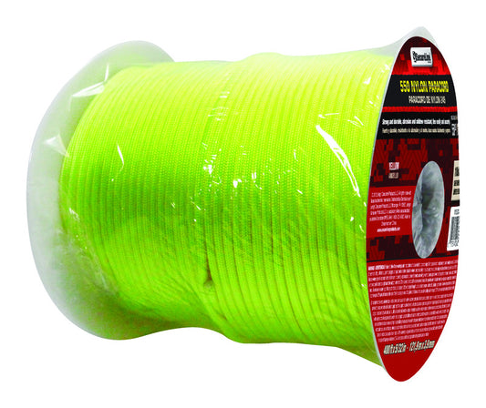 SecureLine 5/32 in. D X 400 ft. L Yellow Braided Nylon Paracord