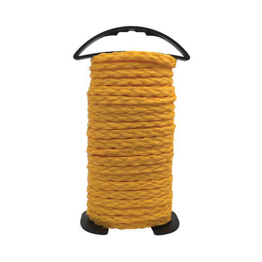 SecureLine Lehigh 3/8 in. D X 100 ft. L Yellow Hollow Braided Polypropylene Rope