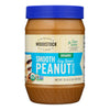 Woodstock Organic Smooth Easy Spread Peanut Butter - Case of 12 - 35 OZ