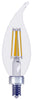 GE Relax CAC E12 (Candelabra) LED Bulb Soft White 40 Watt Equivalence 4 pk