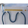 Mide Products 6 in. L Powder Coated White Aluminum Short Slip-On Hook 25 lb. cap. 2 pk