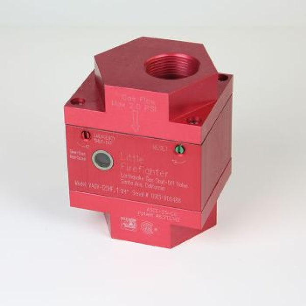 Válvula de cierre de gas de 3/4"