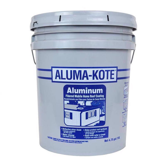 Gardner Aluma-Kote Gloss Silver Fibered Aluminum Roof Coating 5 gal