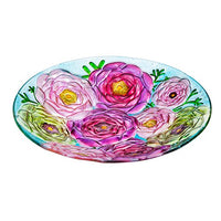 18" FLOWER BOUQUET BIRDBATH