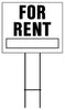 Hy-Ko English For Rent Sign Plastic 20 in. H x 24 in. W (Pack of 5)