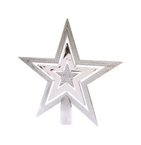 Celebrations Star Star Ornament Silver Plastic 1 pk (Pack of 12)