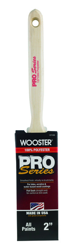 Wooster  Pro Series  2 in. W Flat  Paint Brush