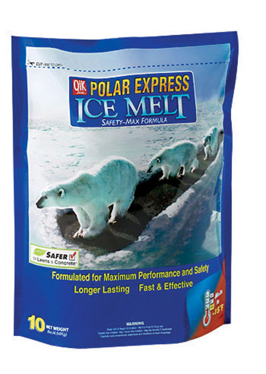 Polar Express Blended Ice Melt 10 lb. Granule and Flake (Pack of 5)