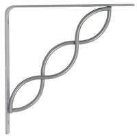 Knape & Vogt John Sterling Platinum Bracket 12 Ga. 8 in. L 100 lb. (Pack of 10)