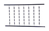 The Village Ironsmith 34 in. H x 48 in. W x 1.3 in. L Steel Ornamental Railing (Pack of 6)