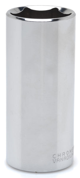Dado profundo SAE de cromo de 6 puntos y 11/16 de 1/2" de Crescent Cdds59n