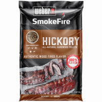 Weber SmokeFire Hickory Hardwood Pellets All Natural Hickory 20 lb