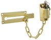 Ultra Hardware 2 in. H X 3 in. L Polished Brass Steel Chain Door Guard
