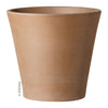 Deroma 11.2 in. H x 12 in. Dia. Clay Planter Mocha (Pack of 4)