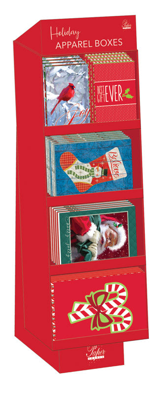 Expressive Design Group Assorted Christmas Apparel Gift Box (Pack of 50)