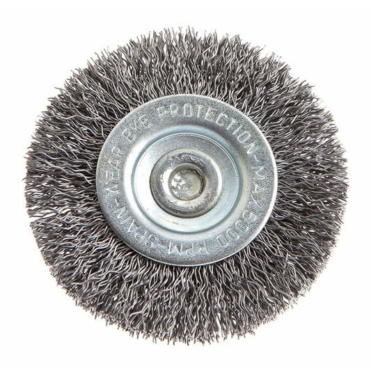 Forney  2-1/2 in. Crimped  Wire Wheel Brush  Metal  6000 rpm 1 pc.