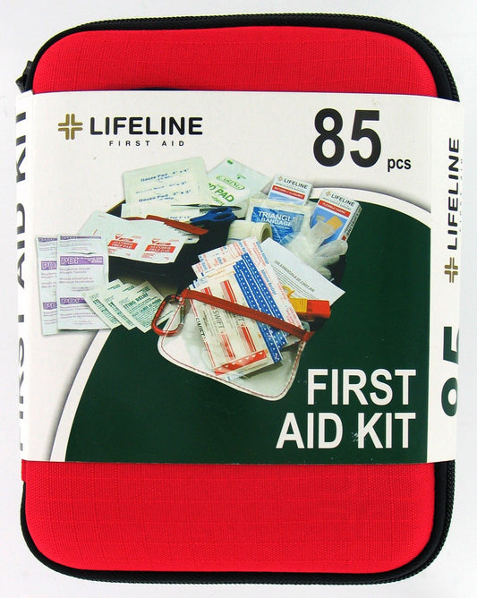 Lifeline First Aid 4408 85 Piece Large Hard Shell First Aid Kit