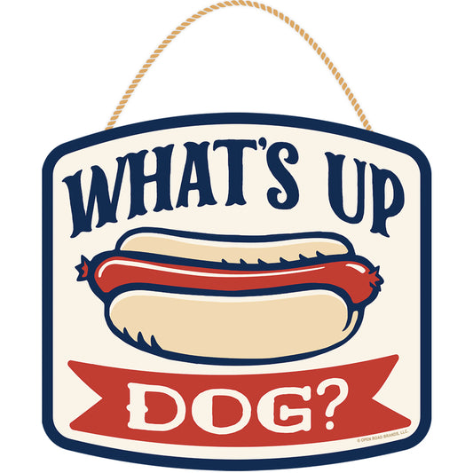 Open Road Brands What's Up Dog Wall Art Metal 1 pk (Pack of 4)