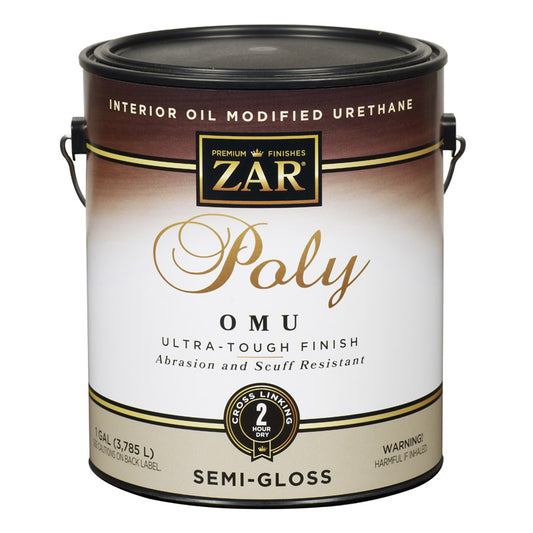ZAR Ultra Max Semi-Gloss Clear Polyurethane 1 gal. (Pack of 2)